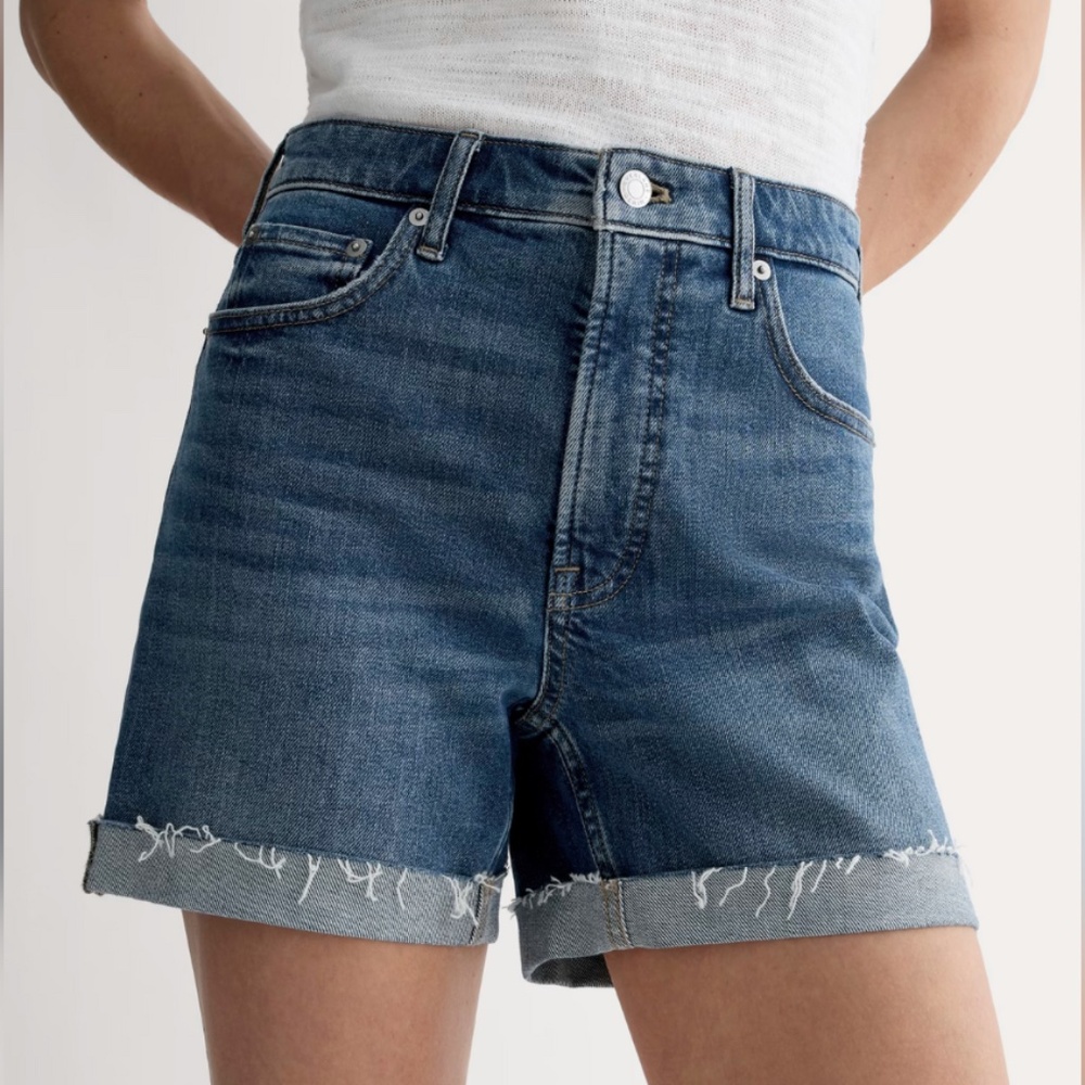 NWOT Everlane The Cheeky Jean Short, Size 29, Low Stretch Vintage Blue